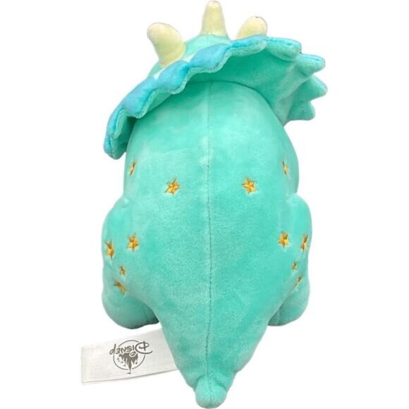 Disneys Animal Kingdom Triceratops Plush Toy With Gold Stars & Turquoise Design - Picture 5 of 8